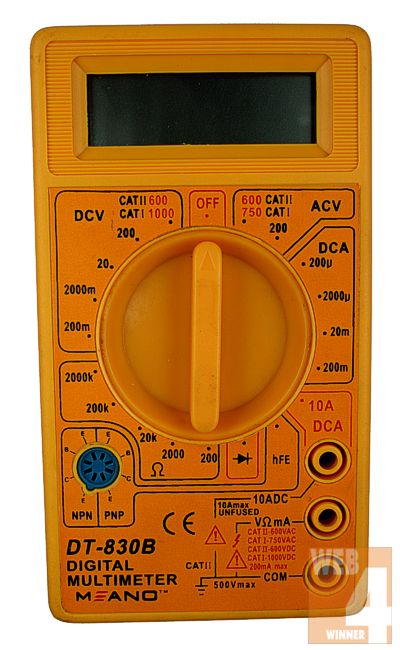 Digital Multimeter TÜV CE 9V Block Messgerät Strom w4W